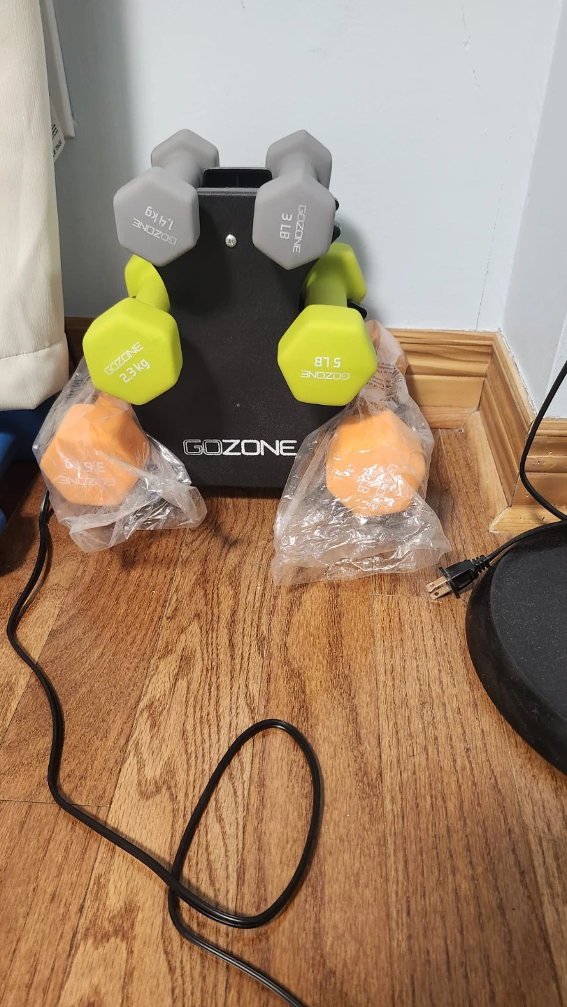 Gozone Dumbbell Set with Stand