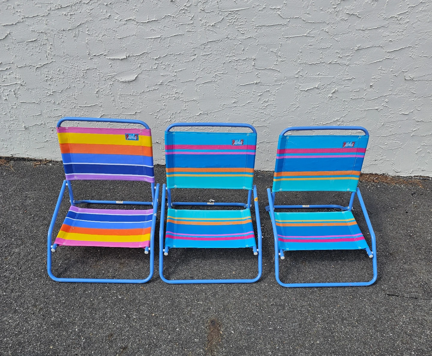 3-Piece Folding Beach Chairs Set - photo 2
