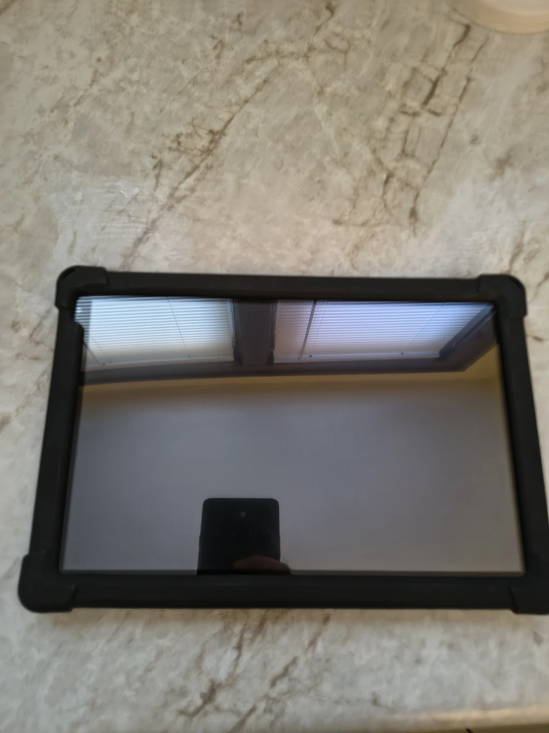 Black Silicone Tablet Case with Kickstand and led