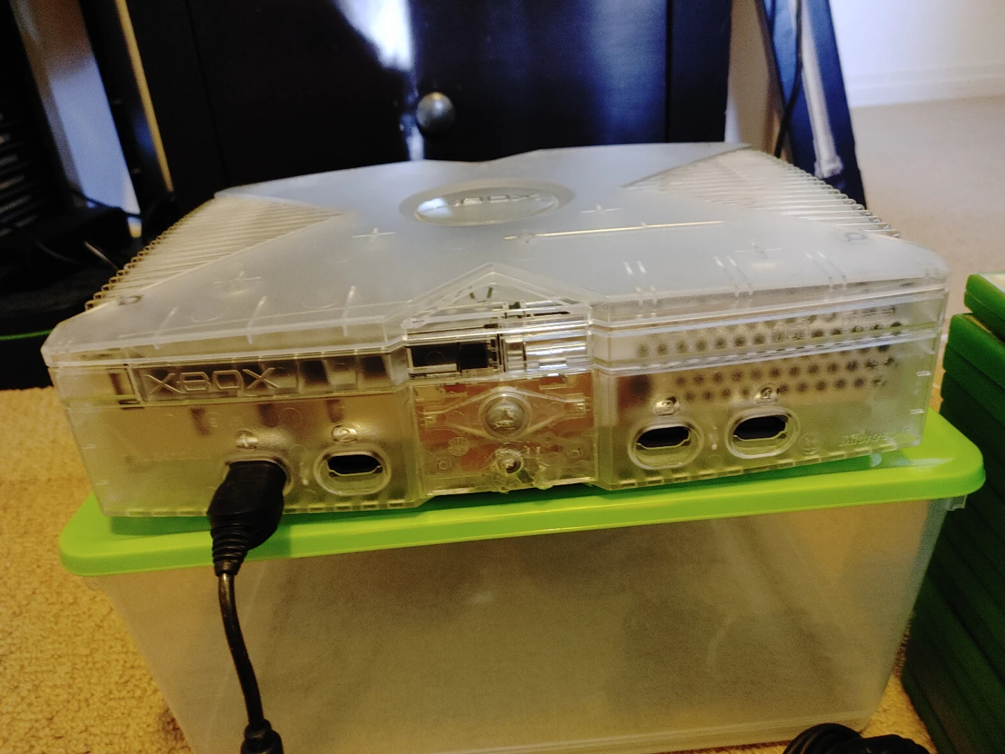 Original Xbox Crystal and games - photo 3
