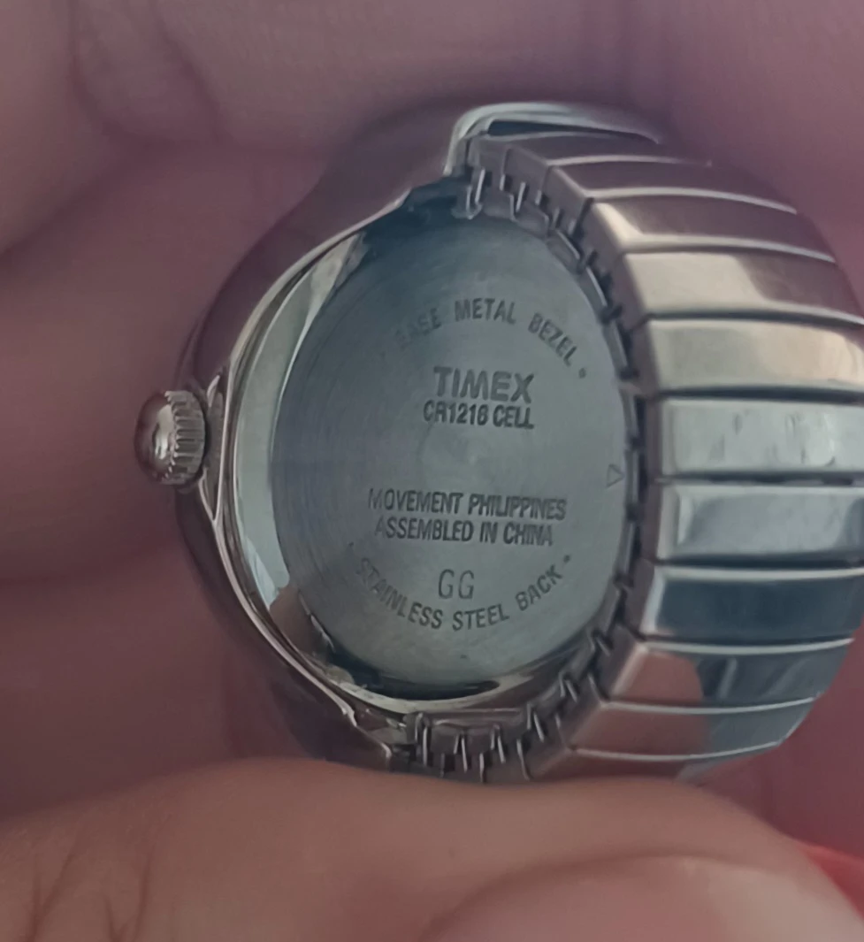 Timex Ring Watch Silver Tone - photo 2