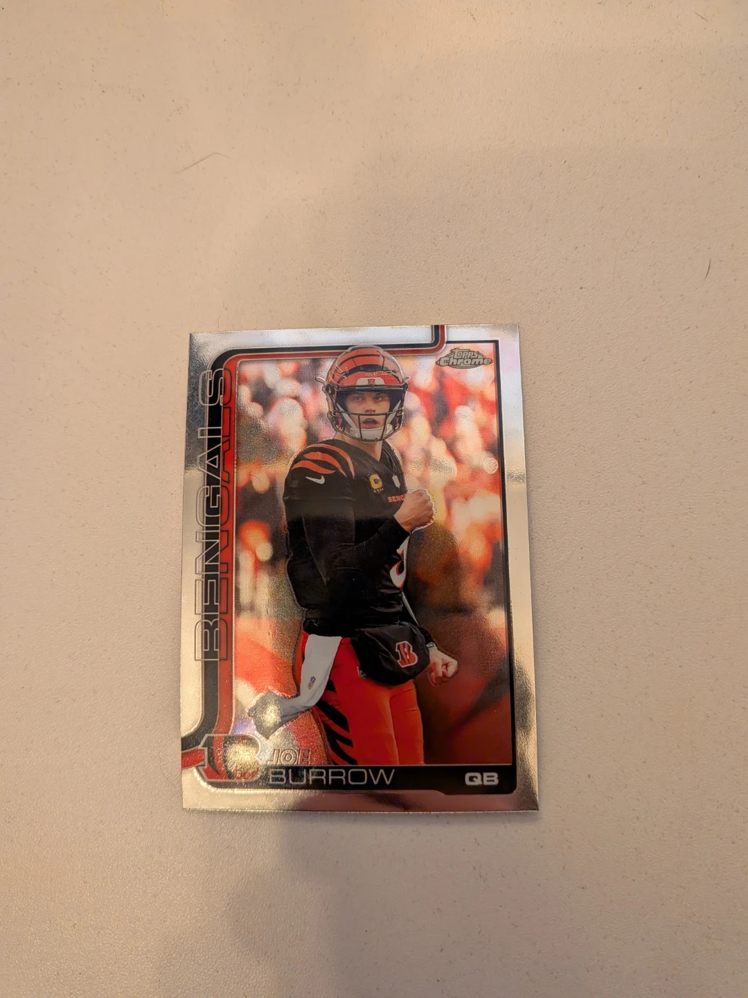 Joe Burrow Topps Chrome Bengals Football Card - photo 4