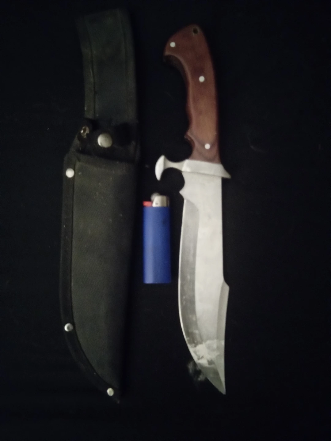 Fixed Blade Bowie Knife with Sheath