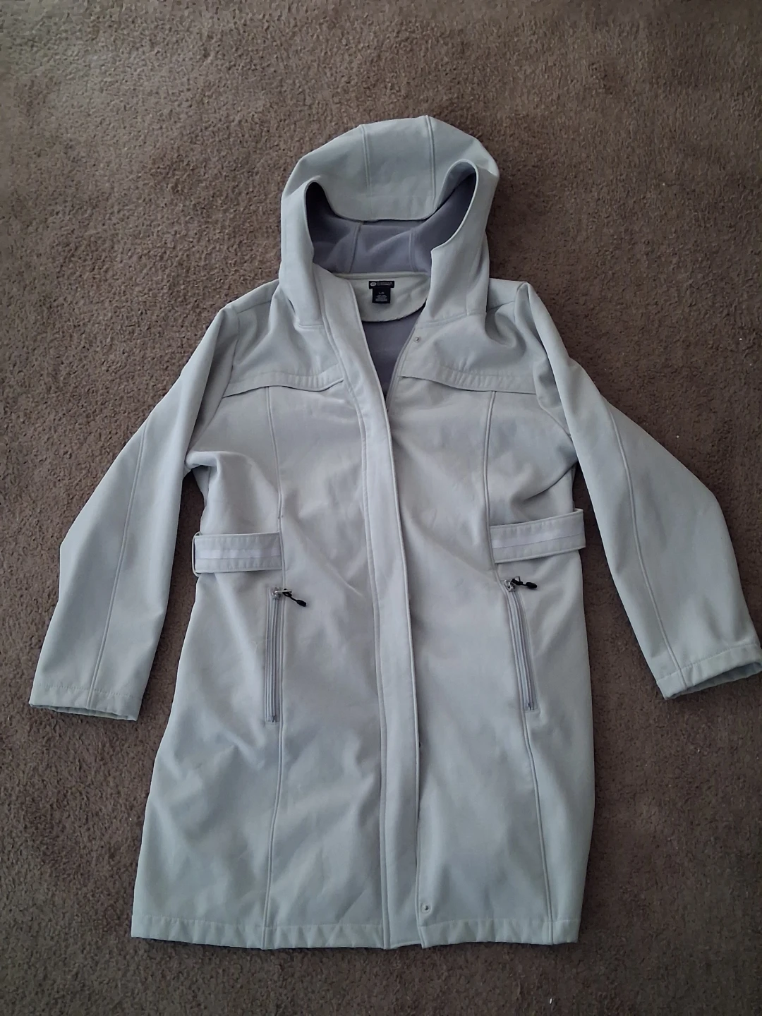 Haggar Clothing Light Grey Softshell Jacket