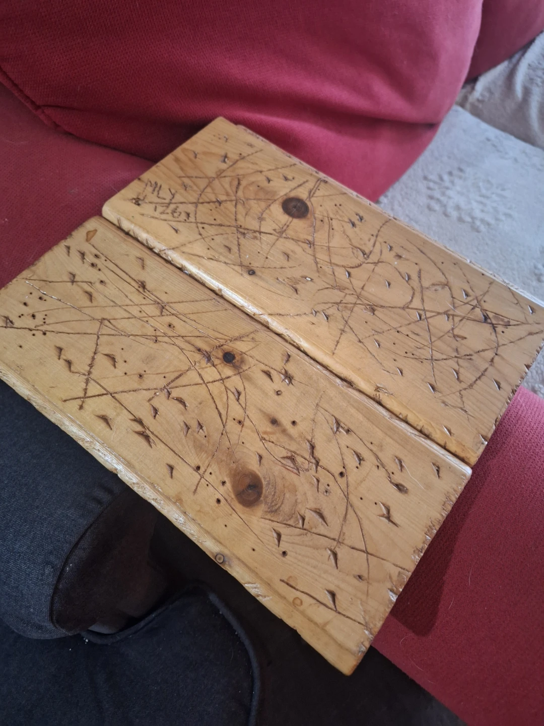 Handmade distressed shelves/cutting boards - photo 4