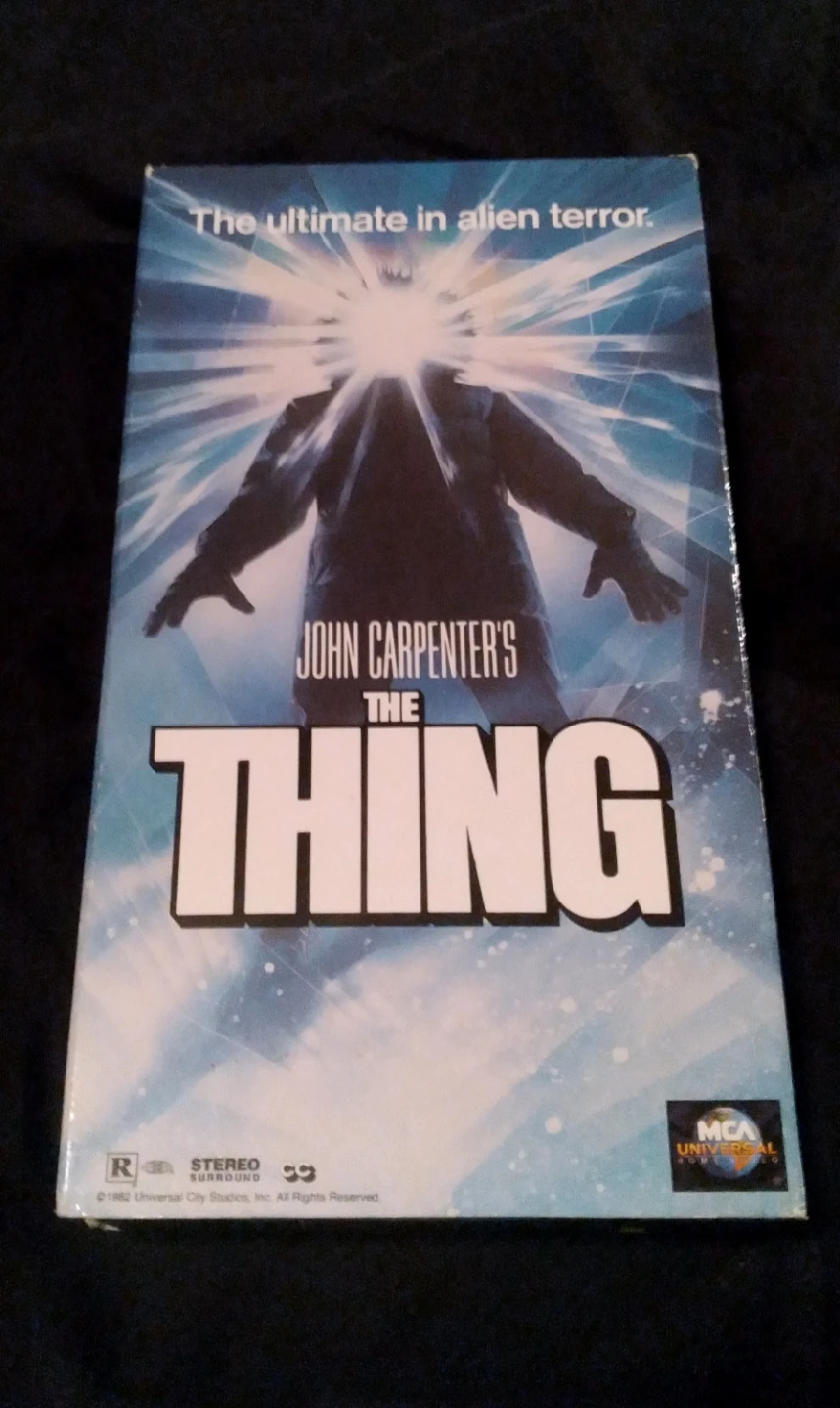 The Thing VHS movie