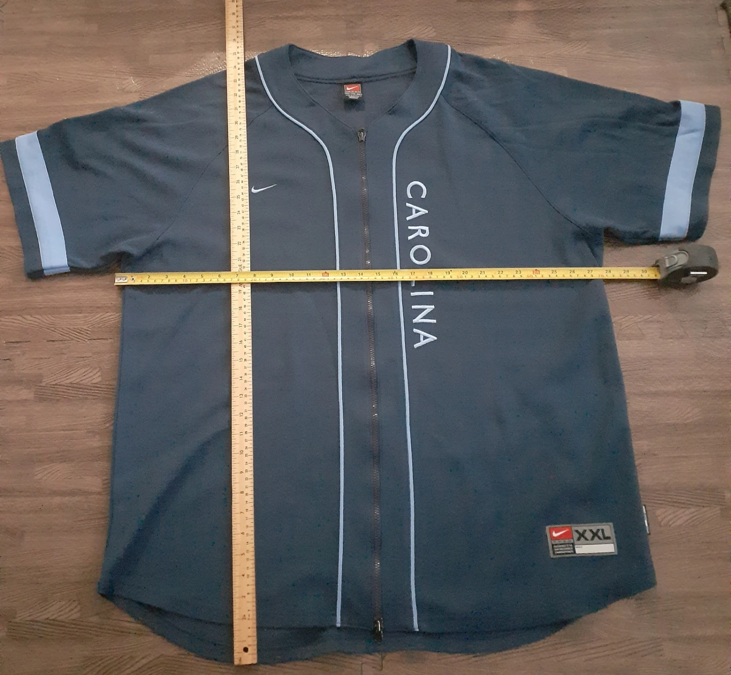 Nike Carolina Zip-Front Jersey XXL VINTAGE Y2K