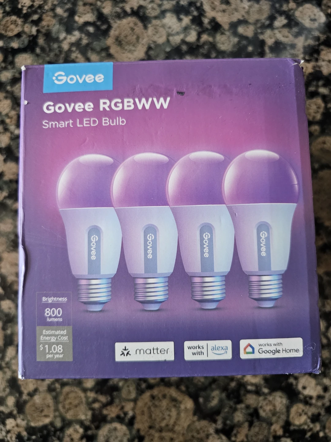 Govee RGBWW Smart LED Bulbs (4-Pack)