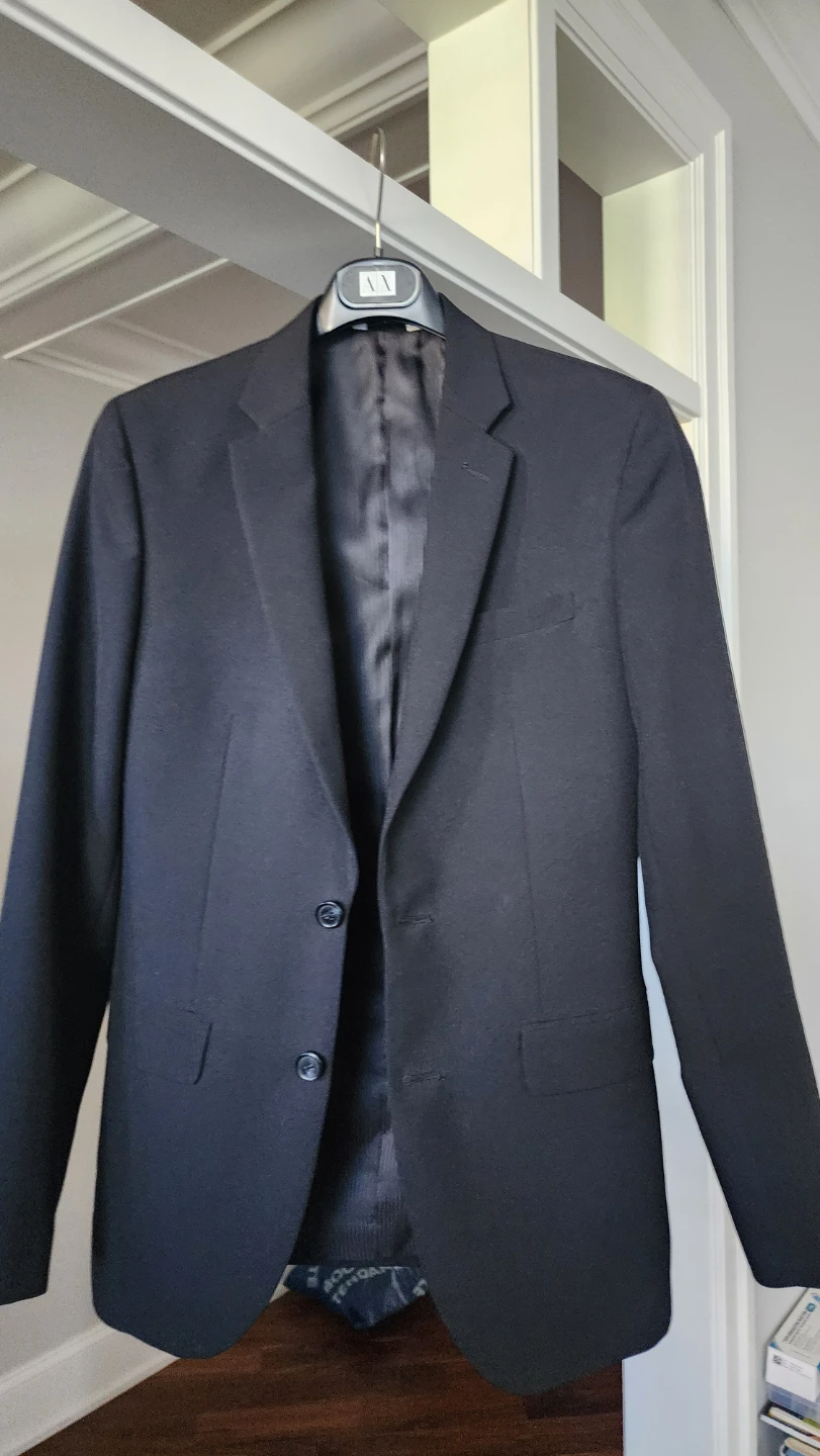 Le Chateau Slim Fit Black Blazer
