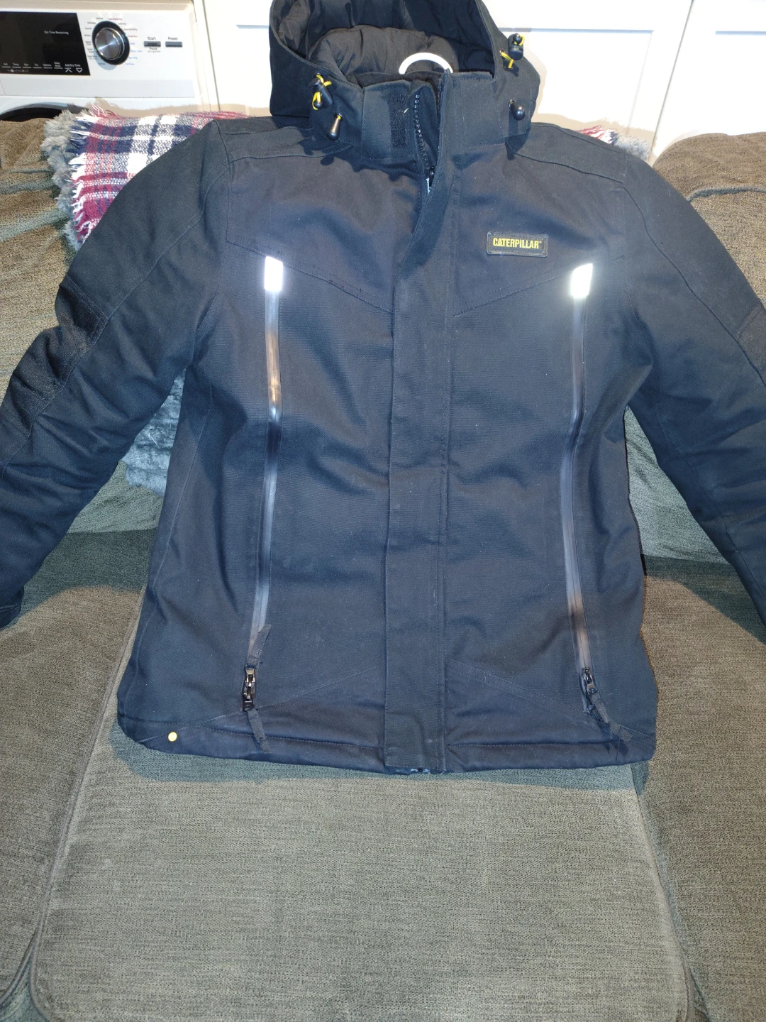 Caterpillar Woman's Winter Jacket Black Size M