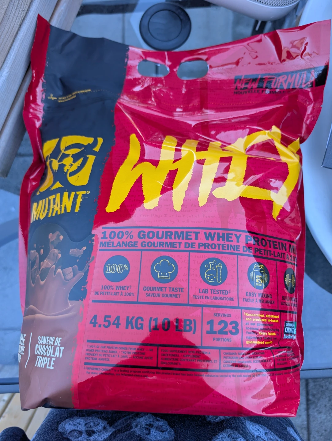 Mutant Whey Protein Triple Chocolate 4.54kg