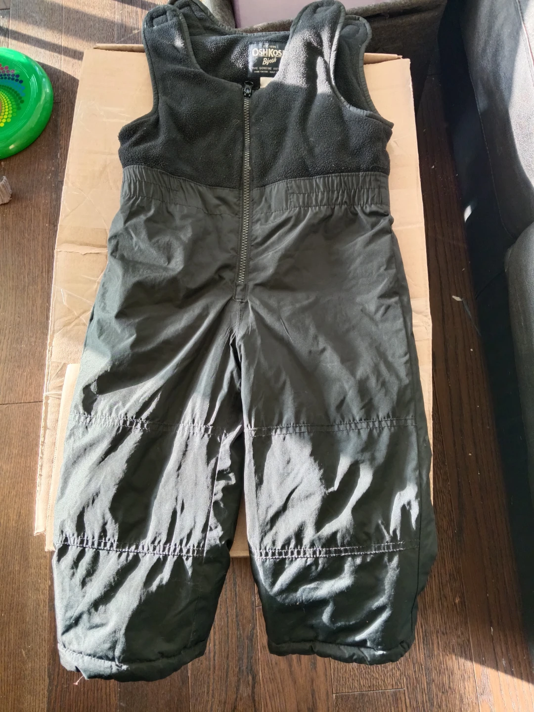 OshKosh B'gosh Black Snow Bibs 3T
