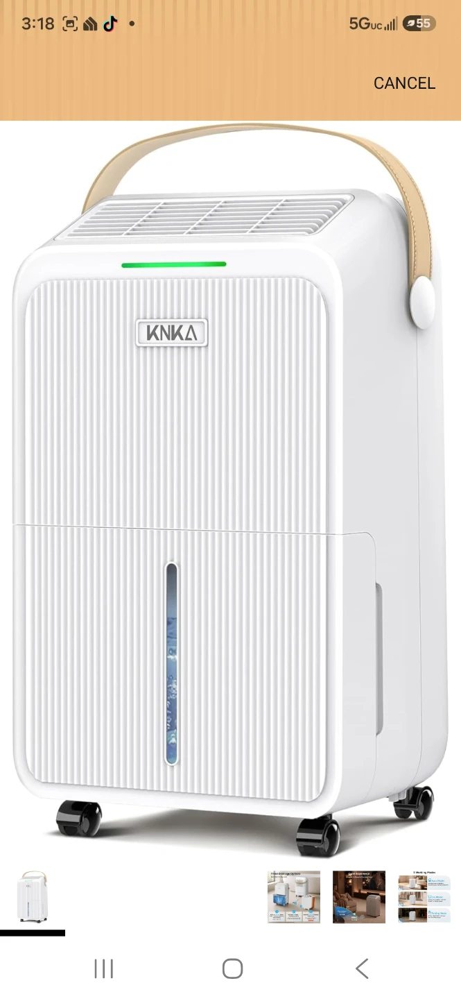 KNKA Portable Dehumidifier