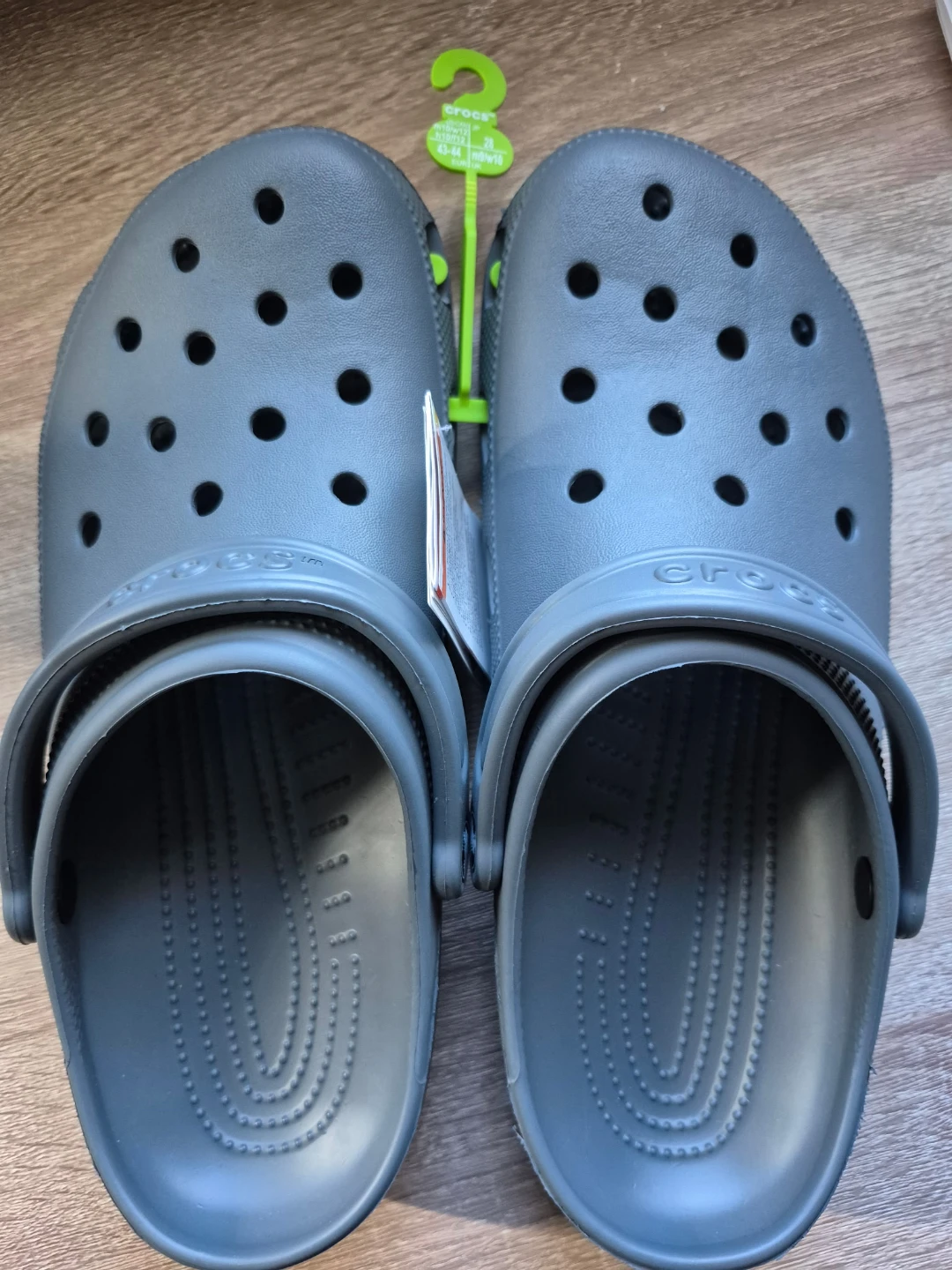 Brand New Crocs Classic Slate Grey size Men's 10 / Women's 12