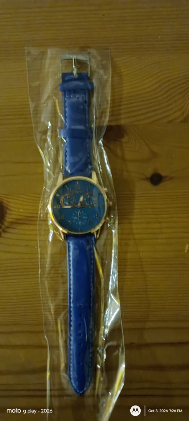 Geneva Blue Wristwatch
