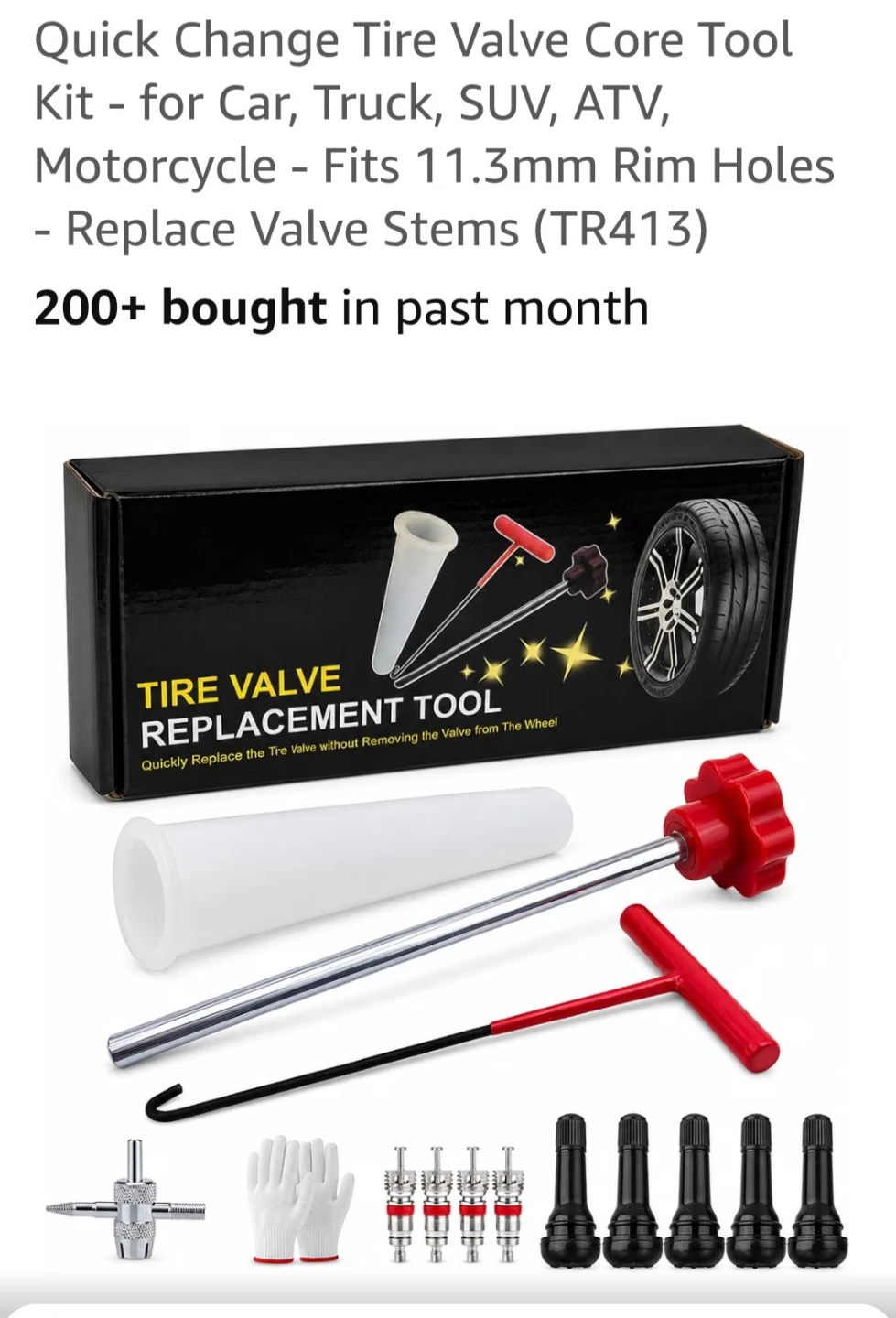 New Tire Valve Replacement Tool Kit