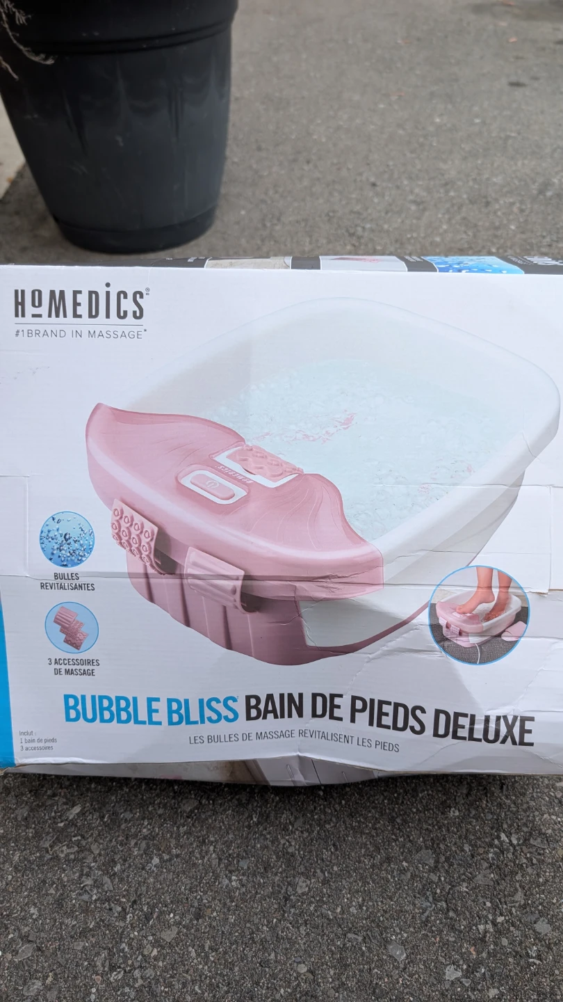 HoMedics Bubble Bliss Deluxe Footbath - photo 4