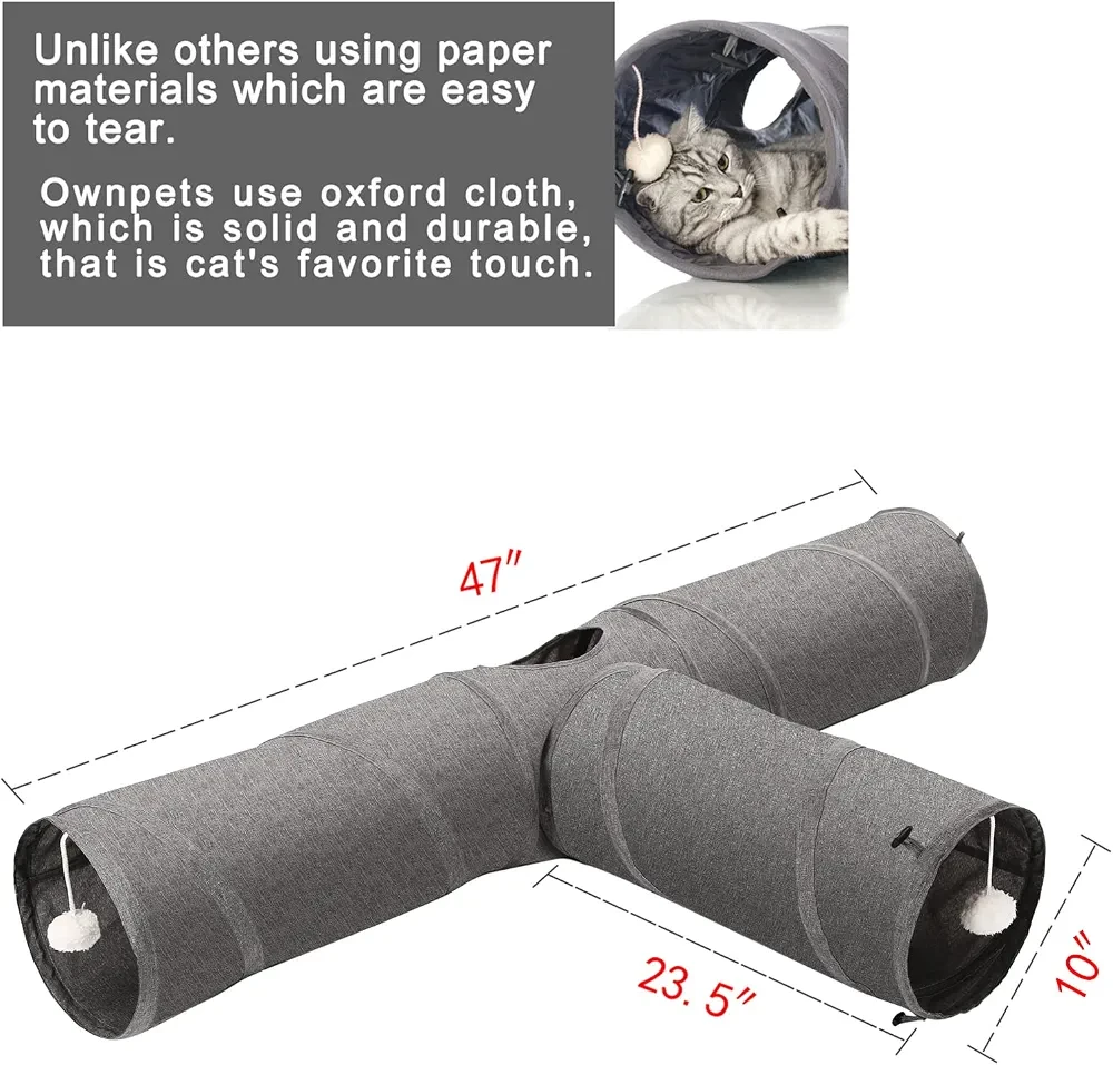 New Collapsible Cat Tunnel and Teaser Toy - photo 3