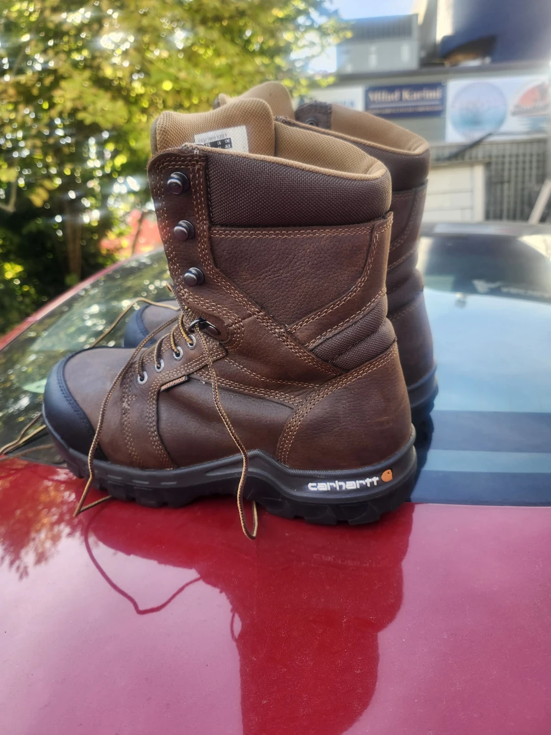Carhartt Brown Work Boots - photo 3