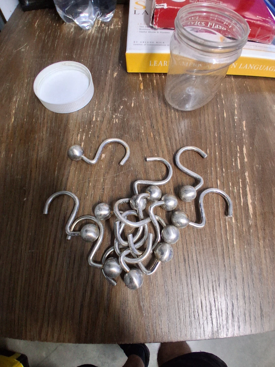 12 Stainless steel Shower Curtain Hooks