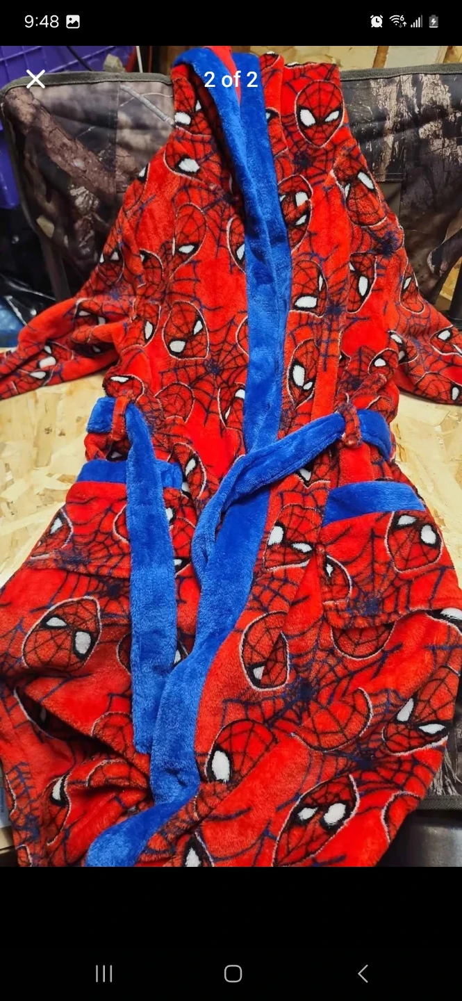 Marvel Spider-Man Fleece Bathrobe - photo 2