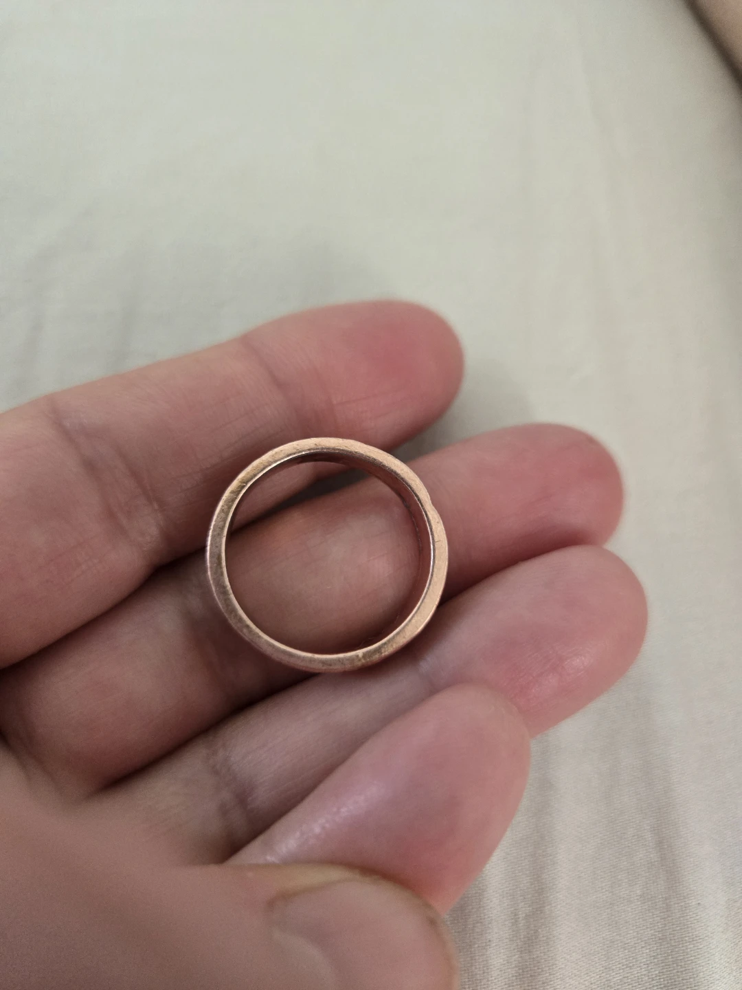 Copper Geometric Pattern Ring size 9 - photo 2