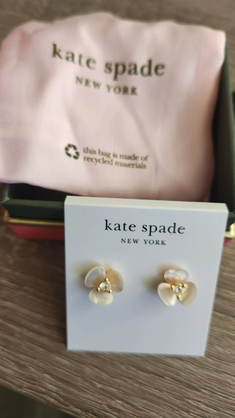 Kate Spade Disco Pansy Stud Earrings