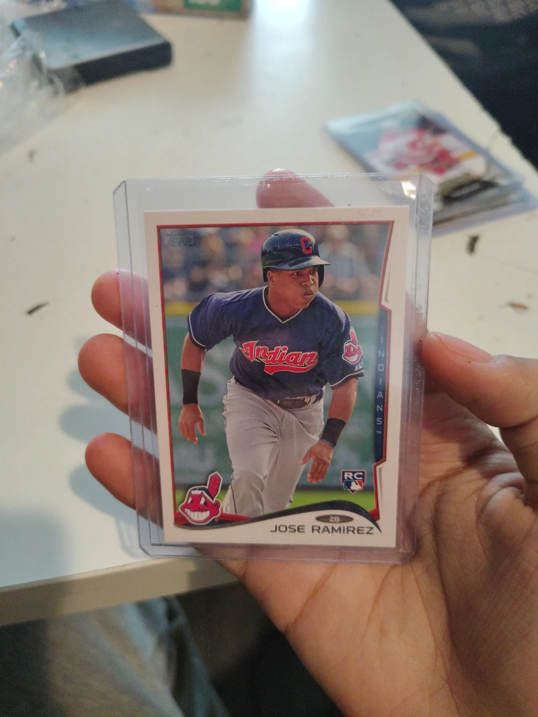 2014 Topps - Jose Ramirez #424 (RC) baseball card