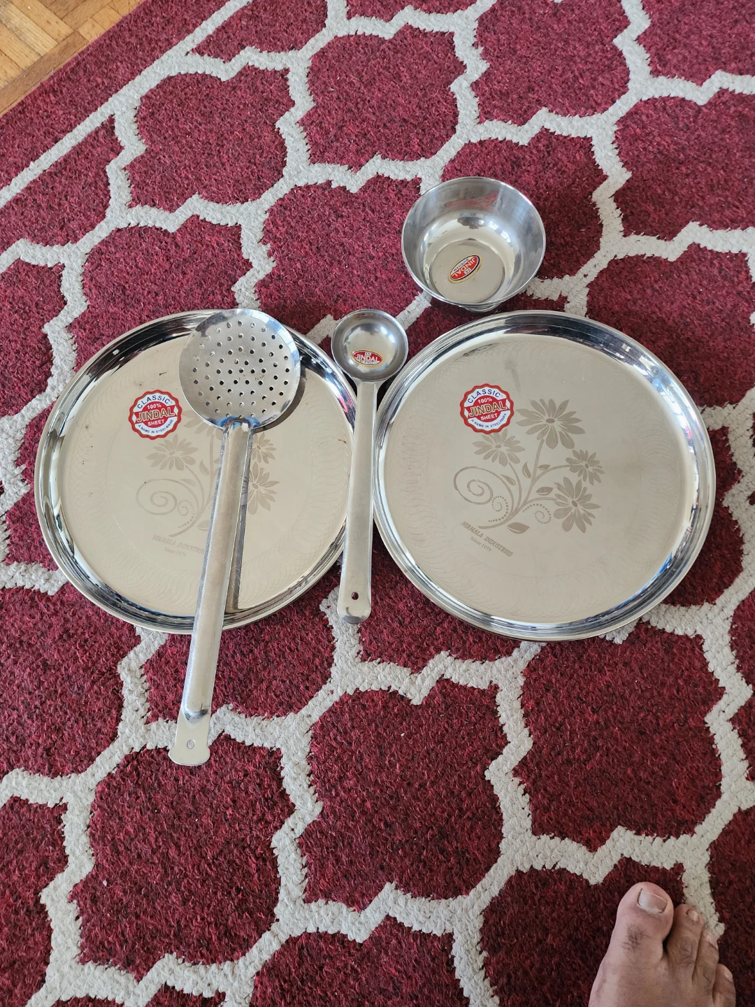 Jindal Stainless Steel Dinnerware Set