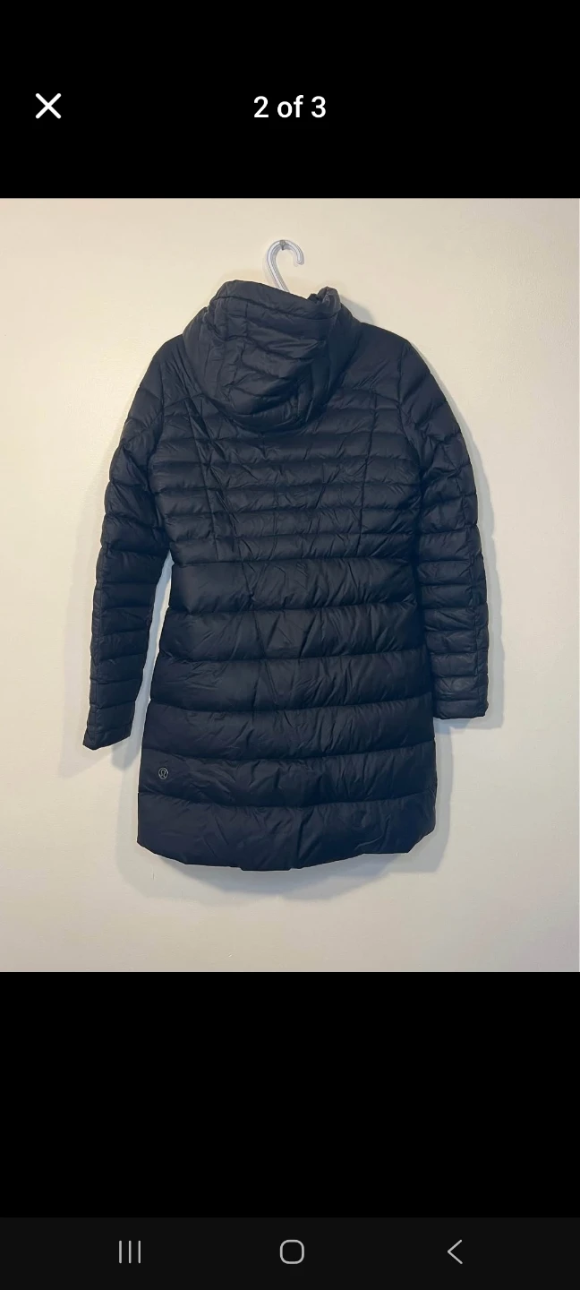 Lululemon Black Down Puffer Jacket - photo 2
