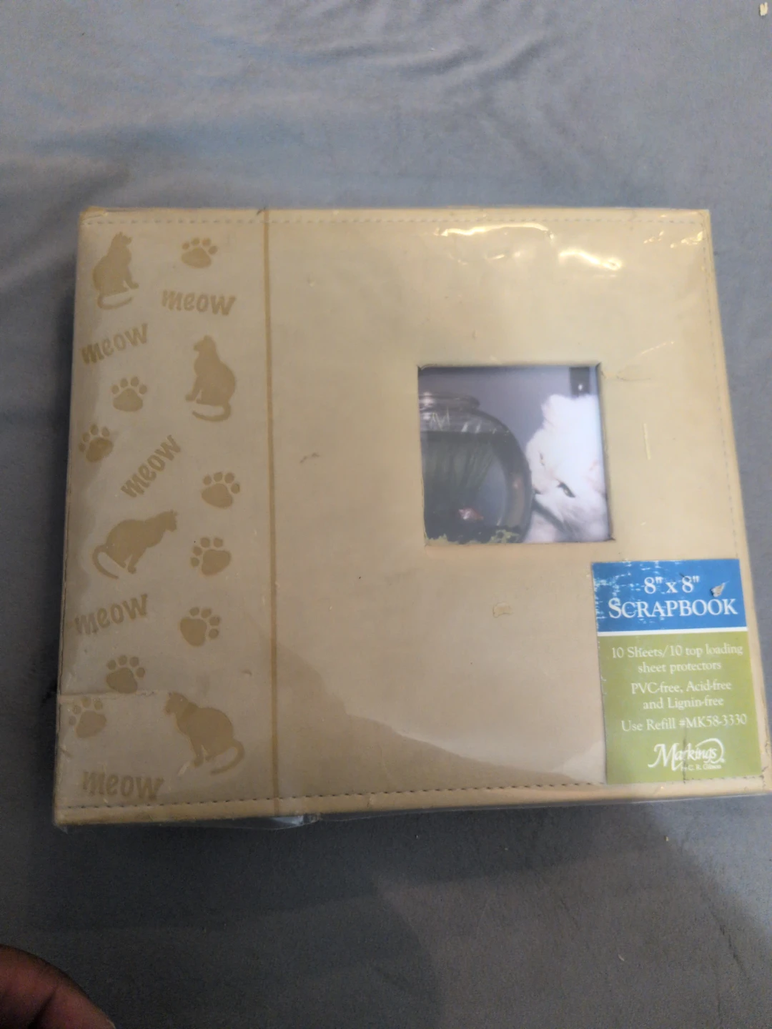 Markings Cat Pattern Scrapbook 8x8