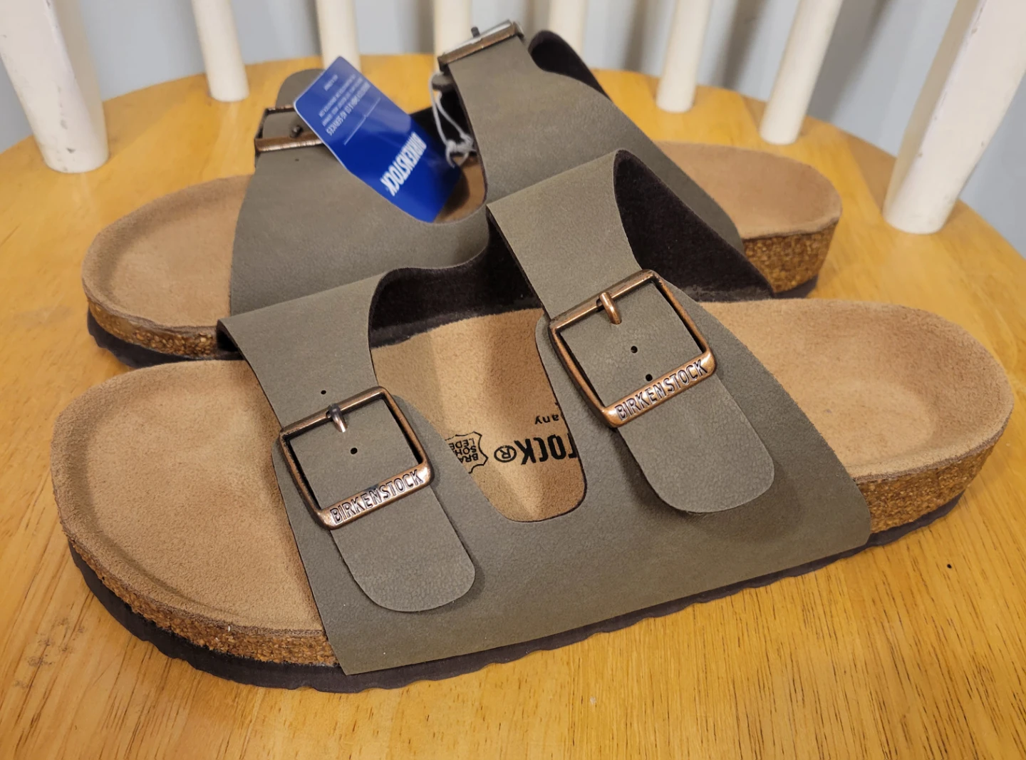 NEW Birkenstock Women's Arizona Stone Sandals Sz 39 / 9 - 9.5 - photo 2