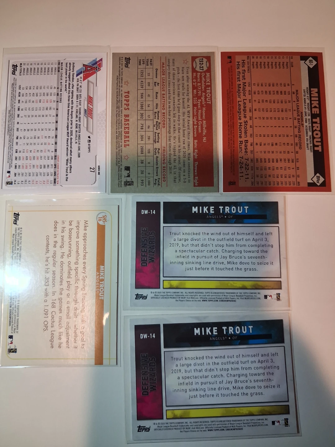 Mike Trout Baseball Card Lot - photo 2