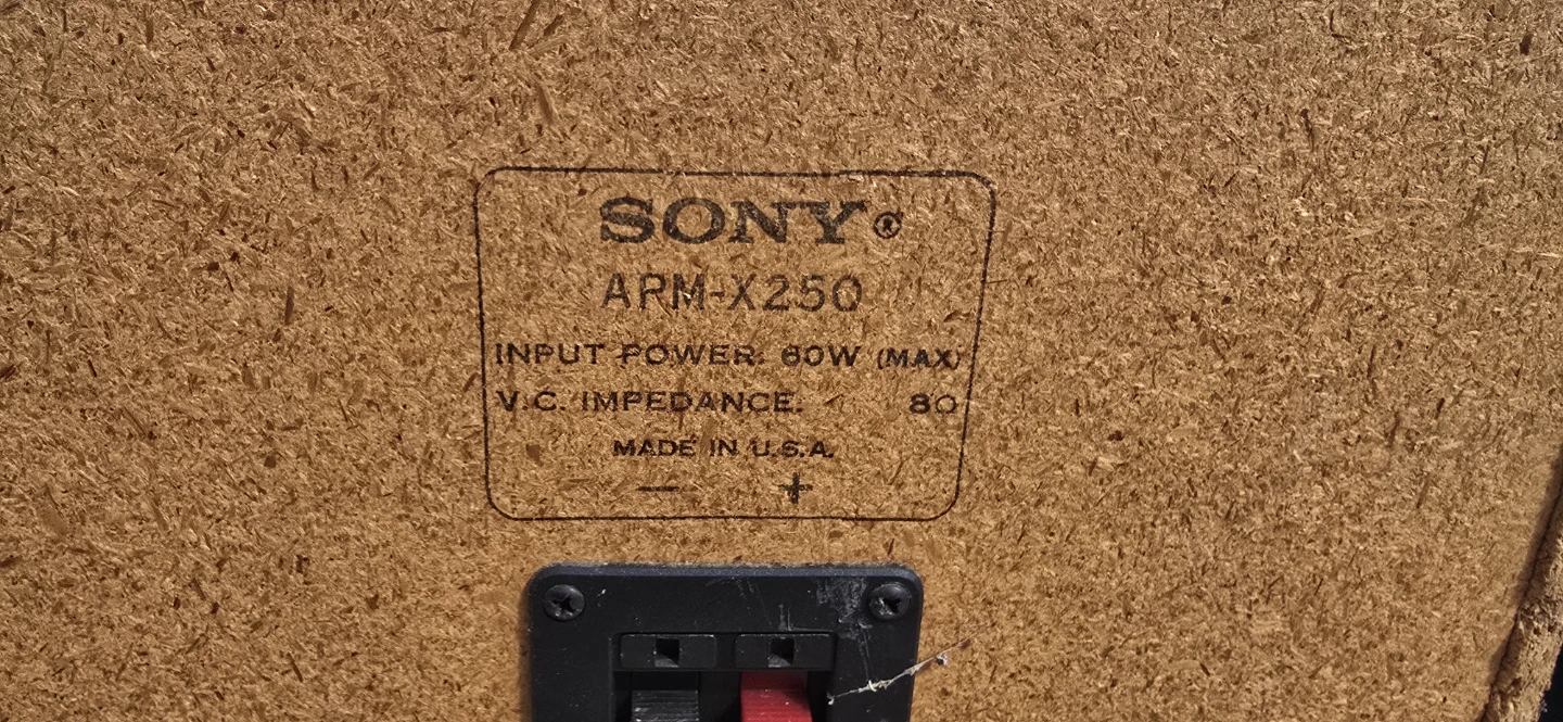 Pair of Sony APM-X250 Speakers - photo 4