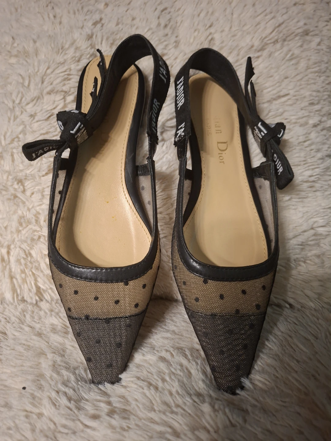 Christian Dior J'Adior Slingback Flats - photo 2