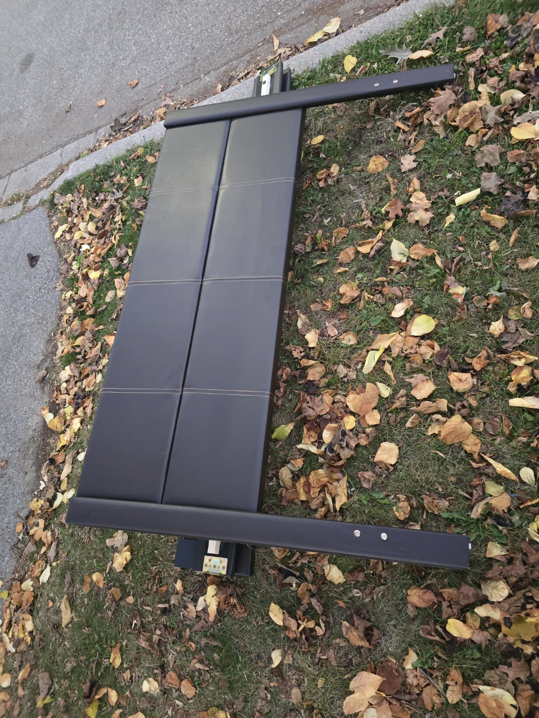 Free Bed Frame, Queen size, everything on curbside. - photo 2