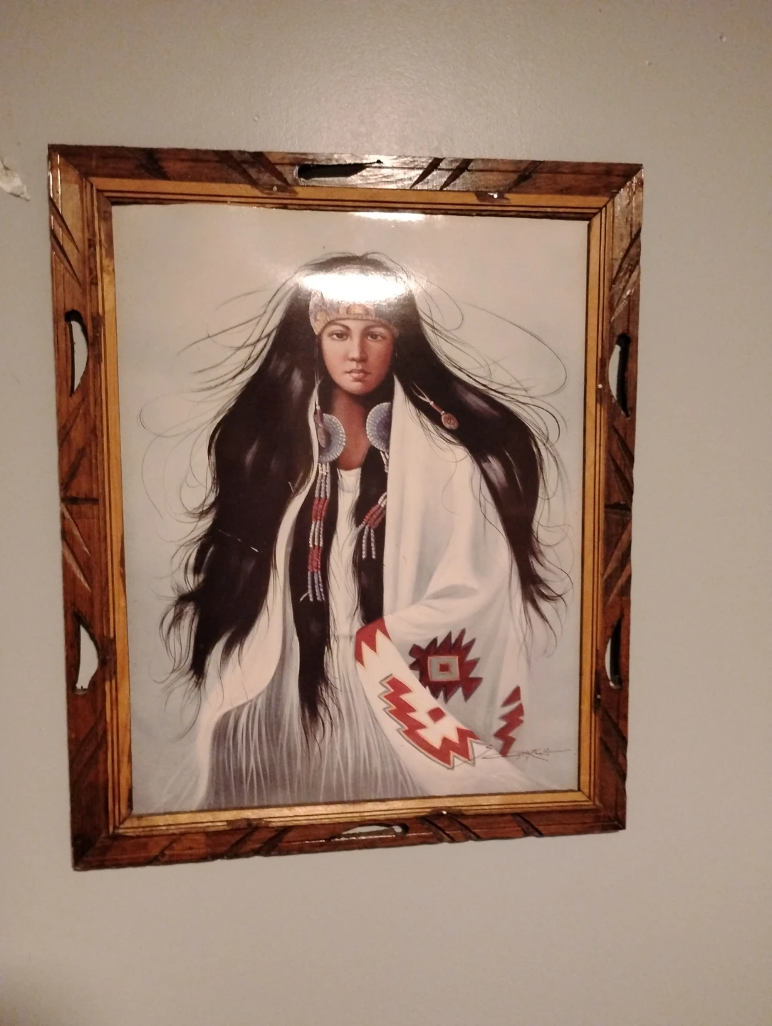 Vintage Indigenous Portrait Wall Art
