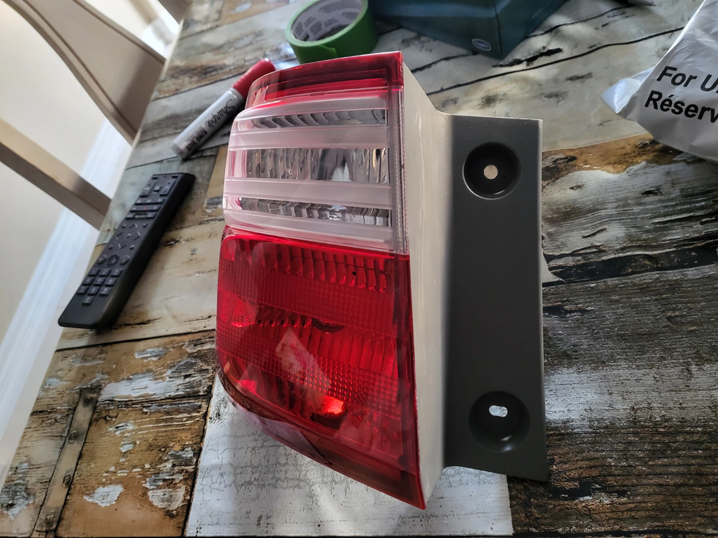 2011 honda odyssey  driver tail light - photo 2