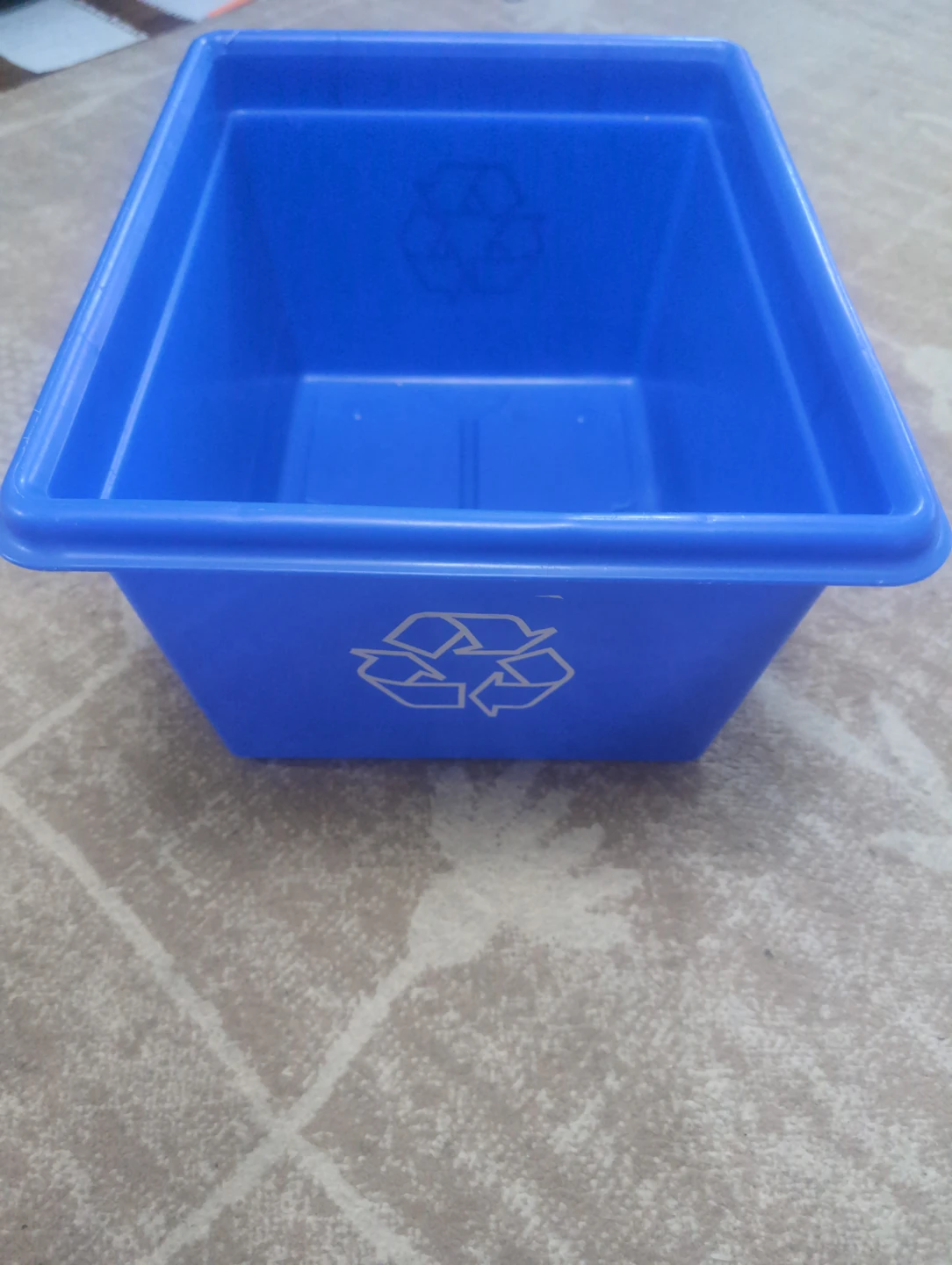 Blue Recycling Bin