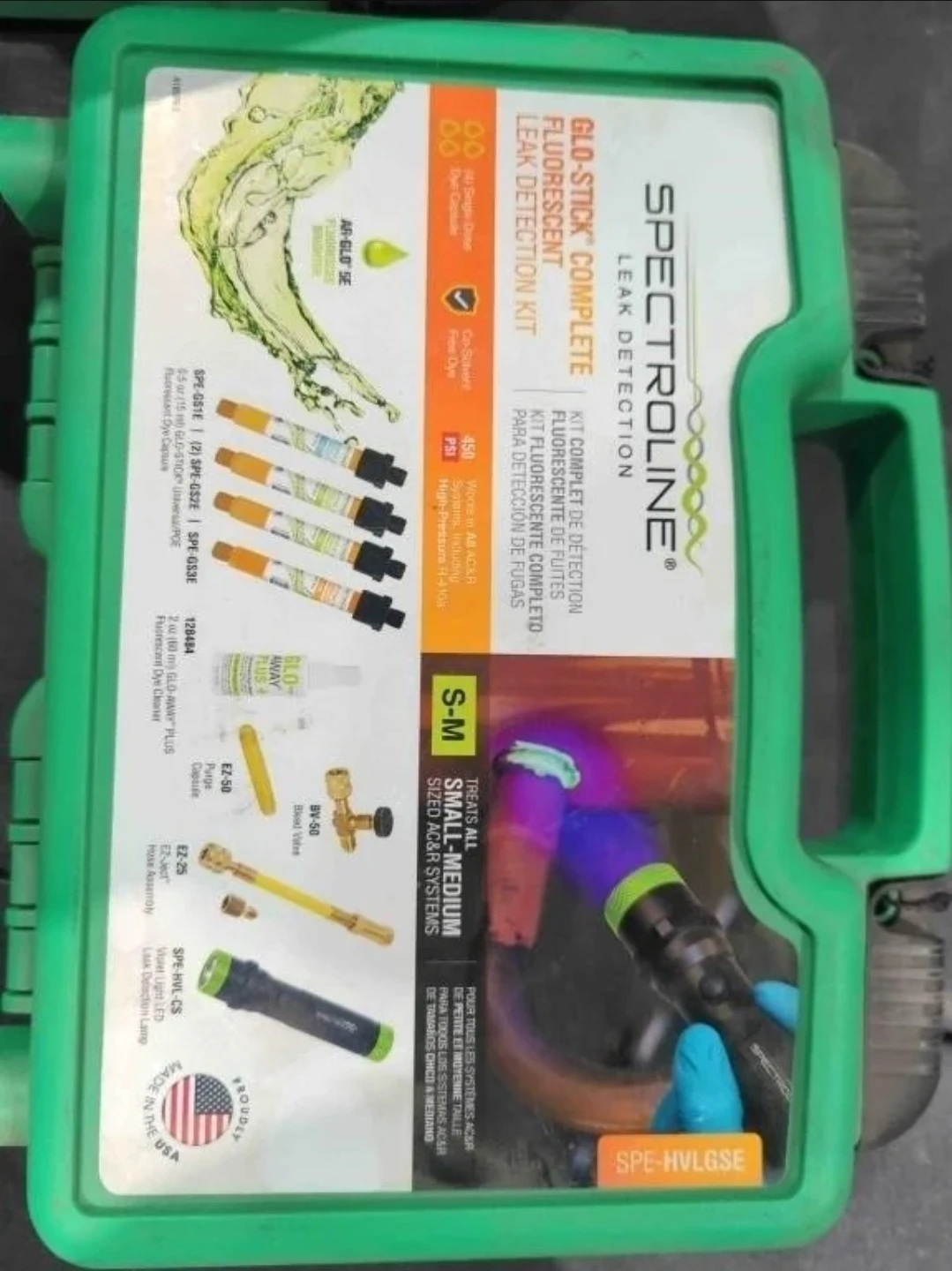 Spectroline Glo-Stick Complete Leak Detection Kit - photo 4