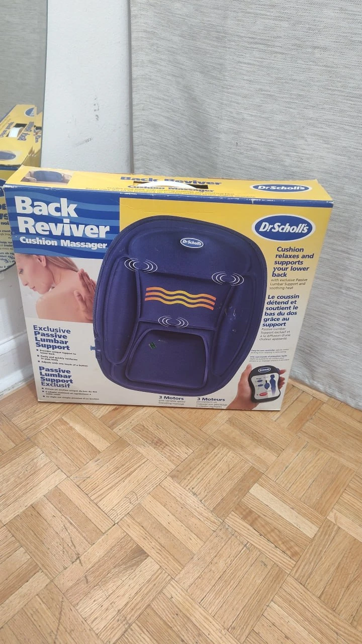 Dr. Scholl's Back Reviver Cushion Massager with Heat & Car A - photo 3