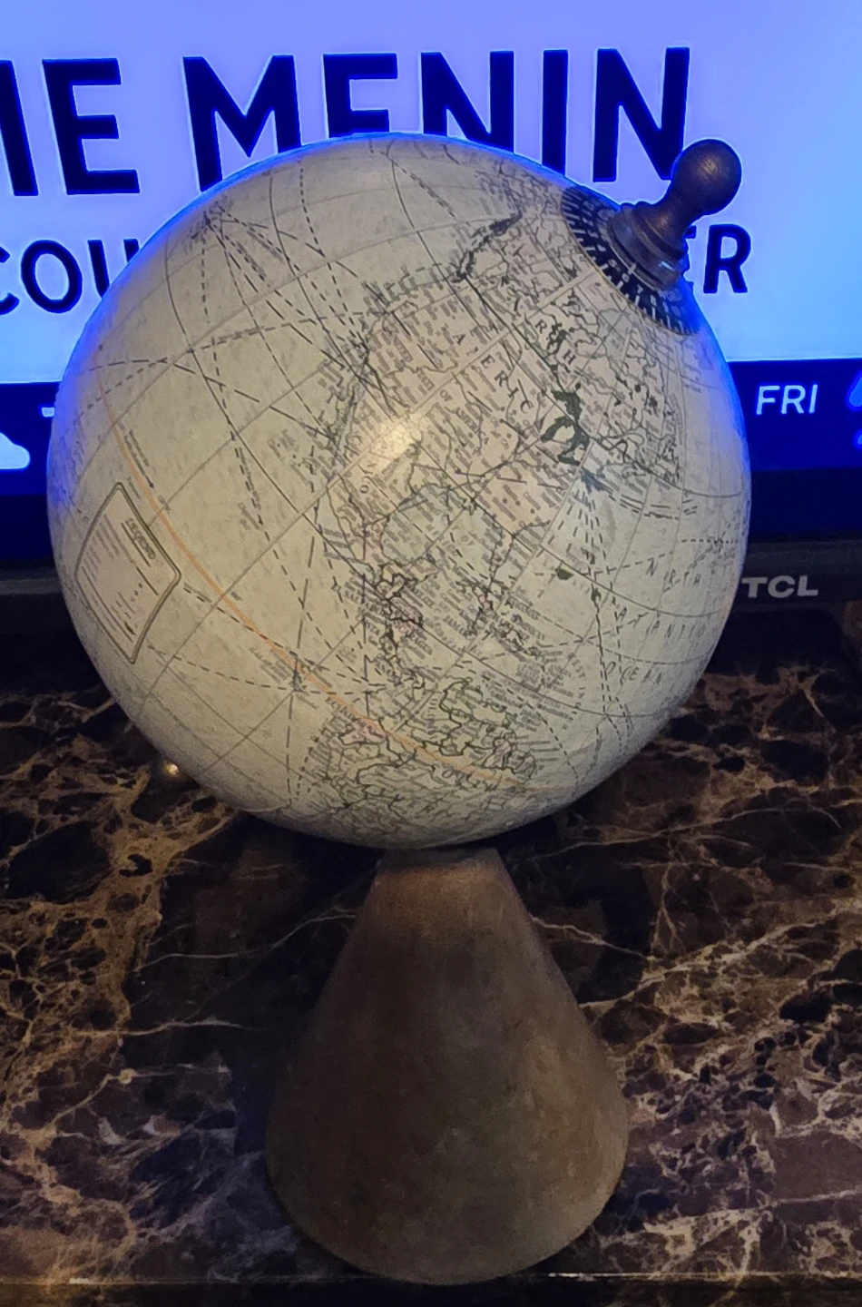 🥕Vintage Style Tabletop World Globe - photo 2