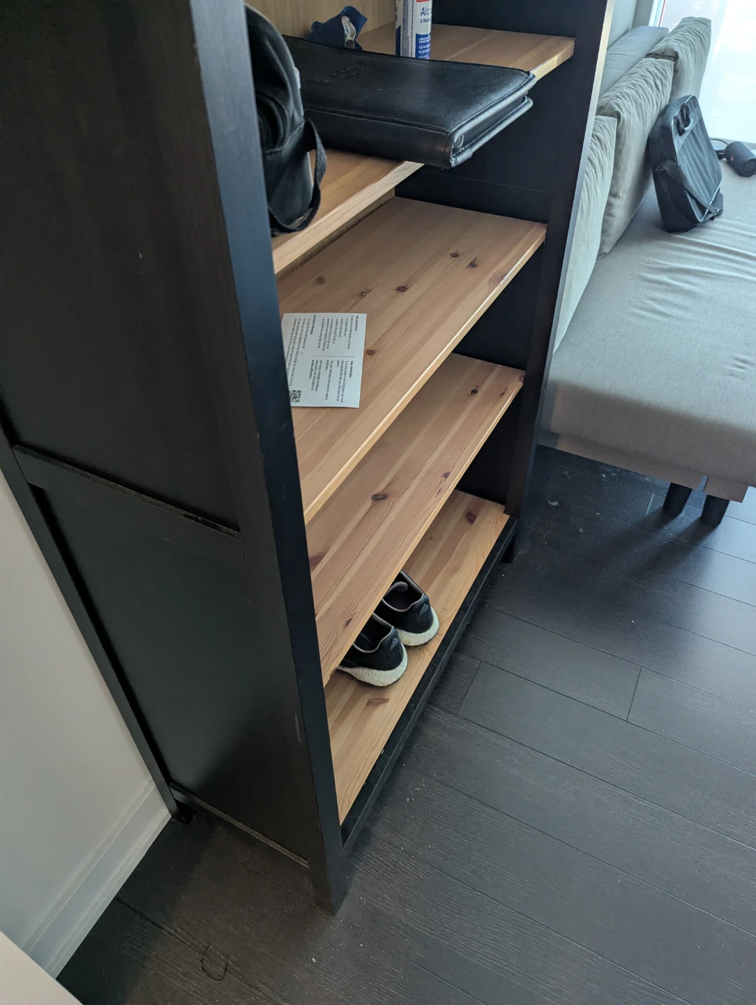 IKEA Hemnes Black Brown Bookcase - photo 2