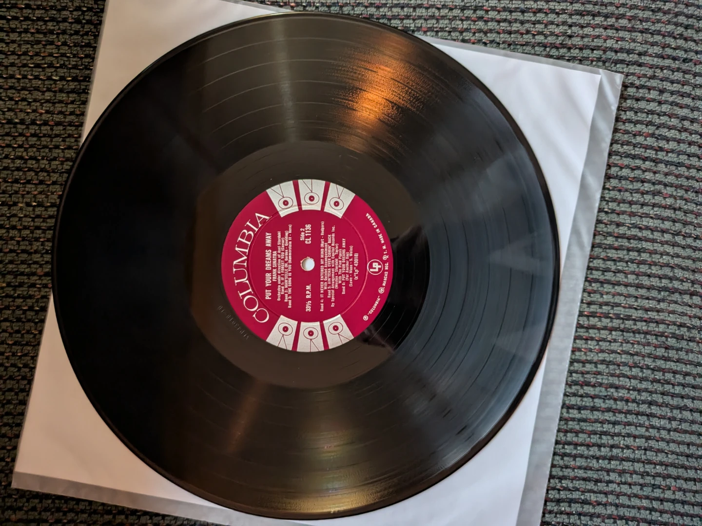 Frank Sinatra Put Your Dreams Away Vinyl LP Canadian Pressing - photo 5