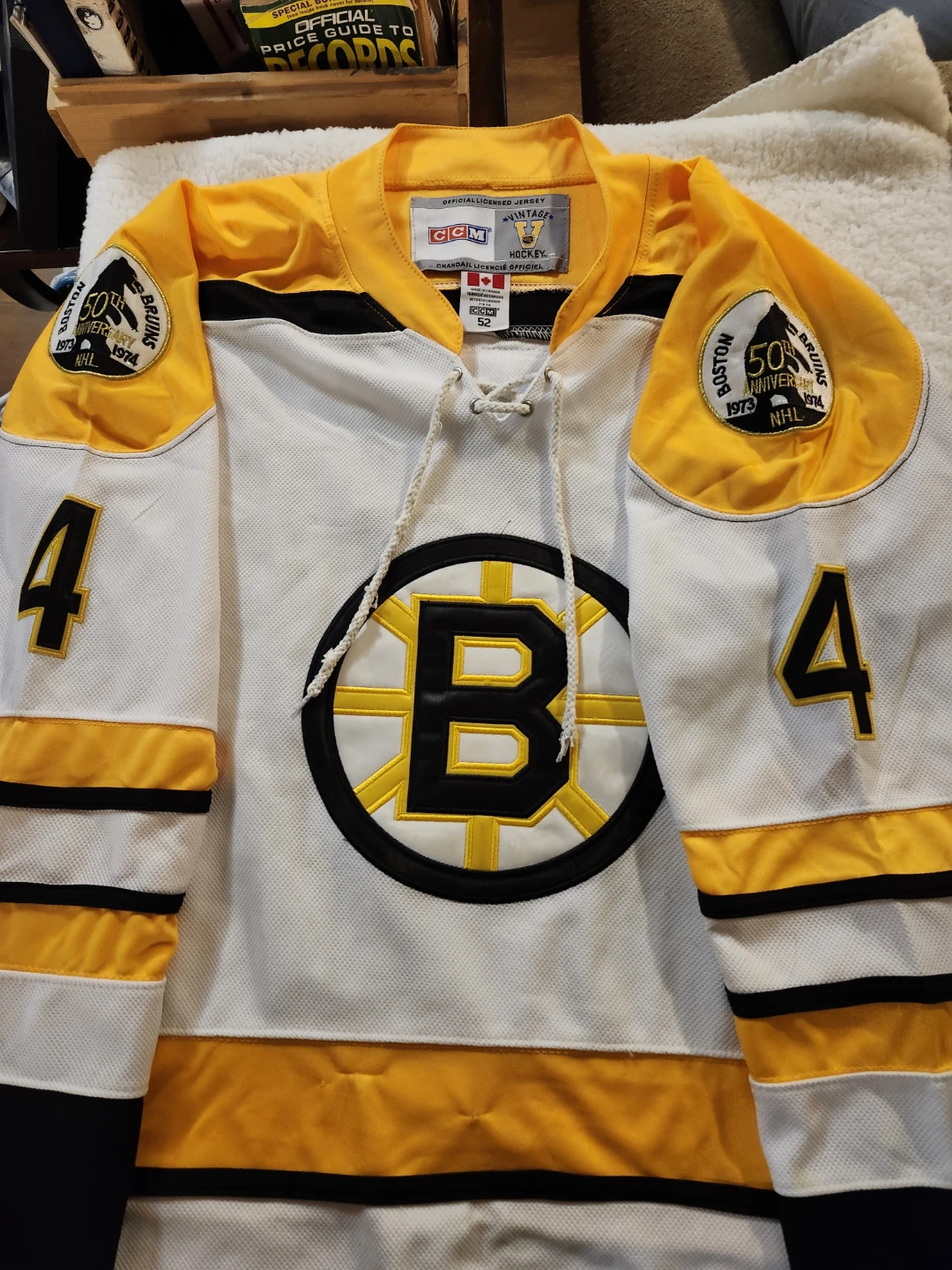CCM Bobby Orr Boston Bruins Vintage Hockey Jersey