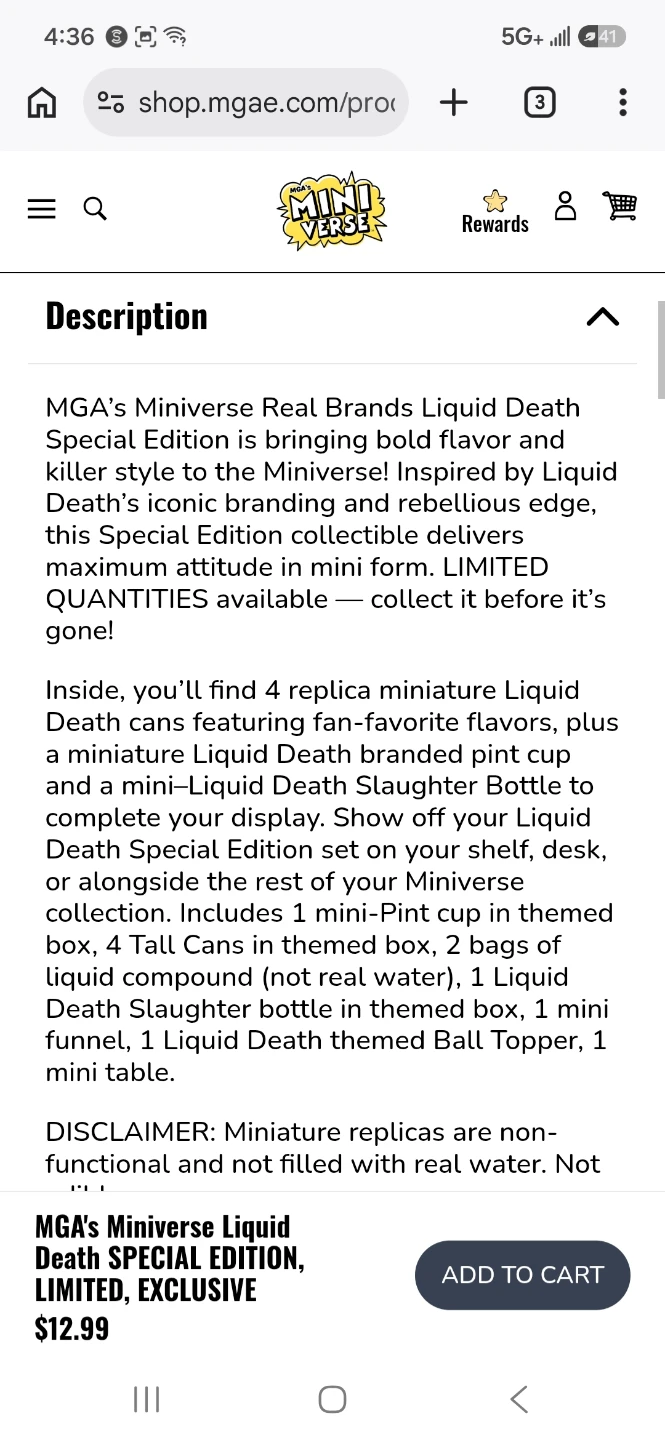 MGA's Miniverse Liquid Death Special Edition - photo 4