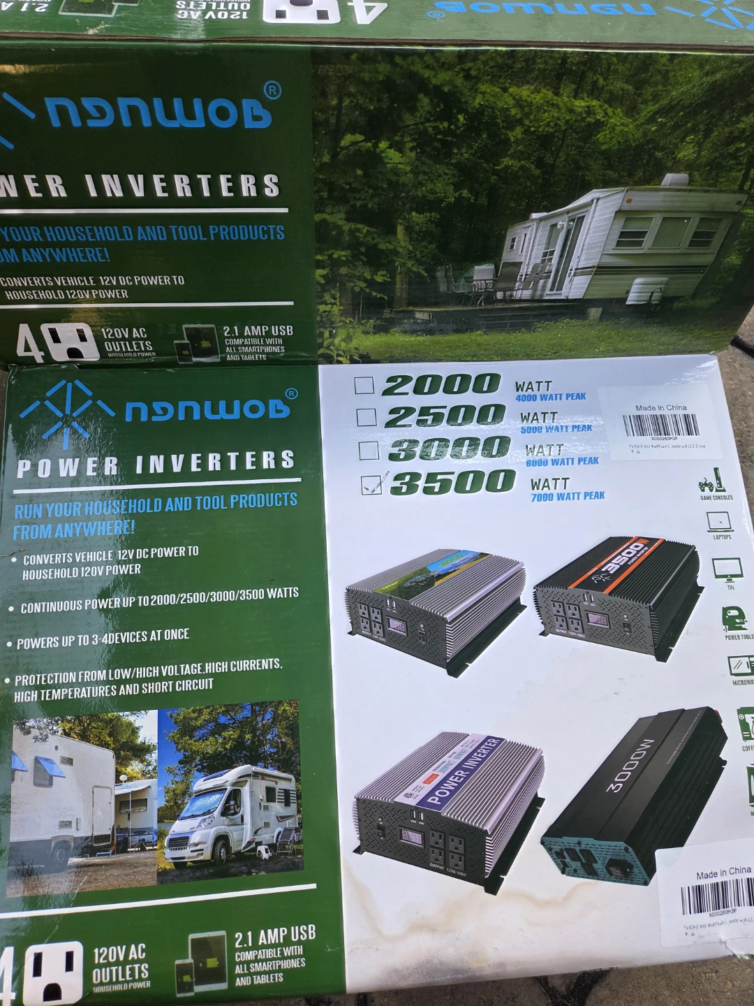 GONWOB 3500W Power Inverter - photo 2