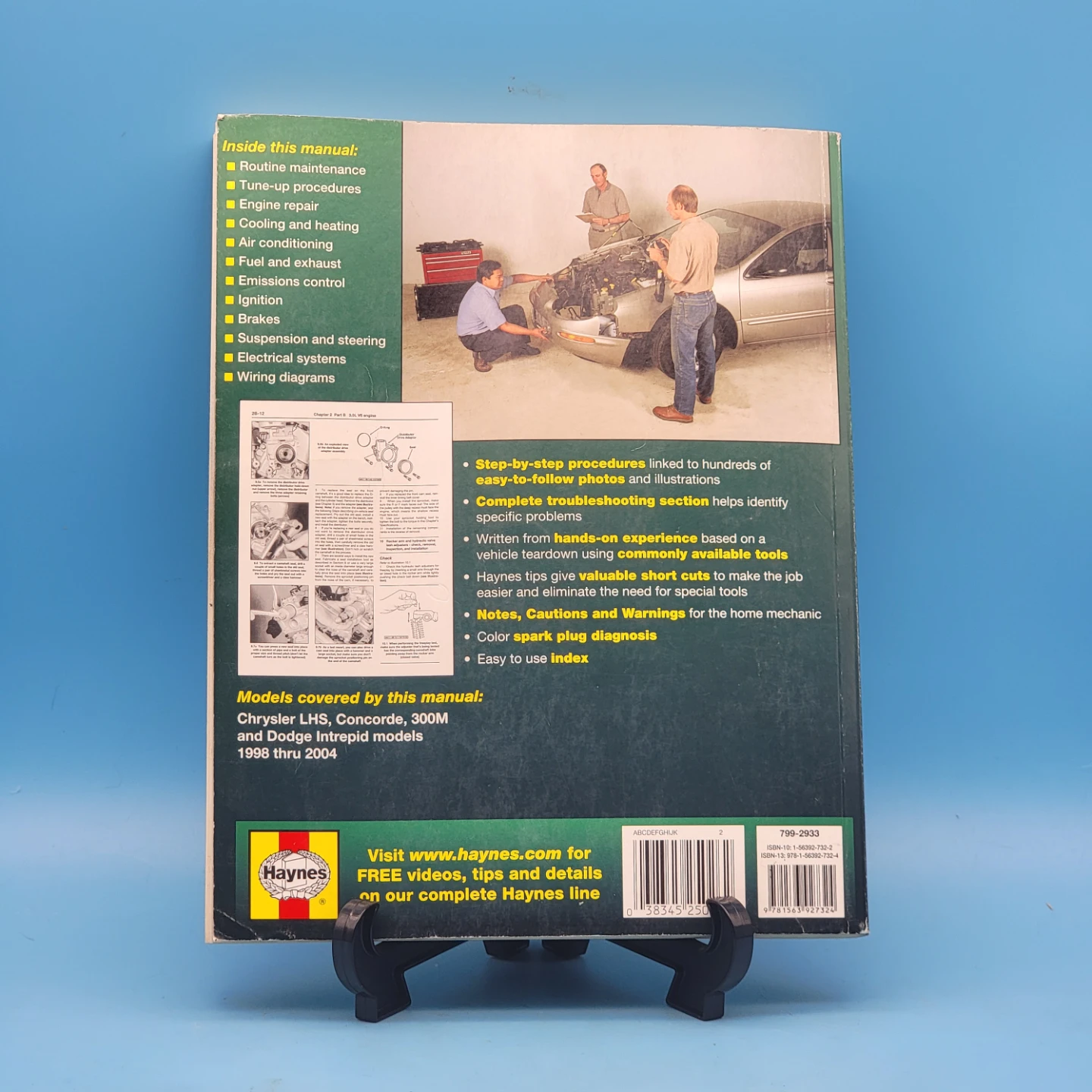 Haynes Manual Chrysler LHS/Concorde & Dodge Intrepid 1998-2004 - photo 3