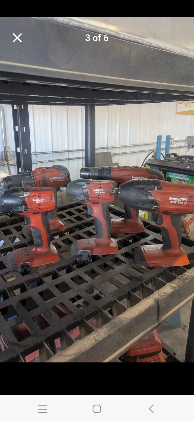 Hilti 22V Power Tool Lot