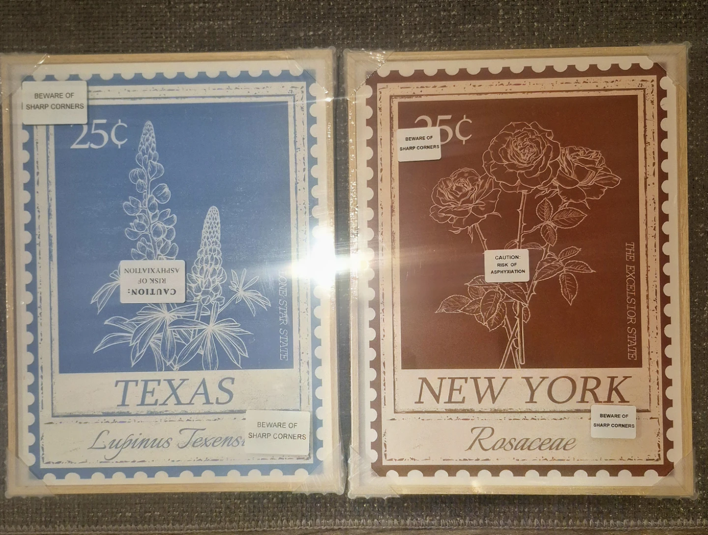 Set of Two Framed Wall Art Prints 12.6"×16.9" - photo 2